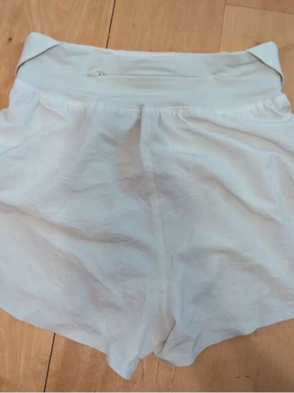 lululemon Fast and Free In Sense Emboss Mini Shorts - Bone - 4